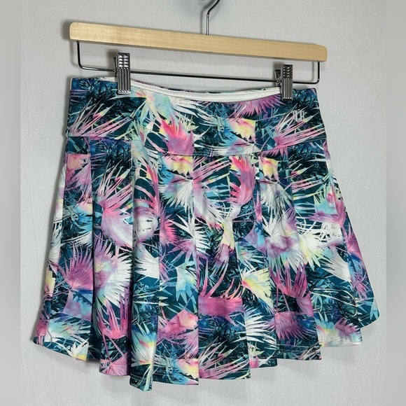 EleVen Venus Williams floral palm color tennis skirt - small - Picture 1 of 4